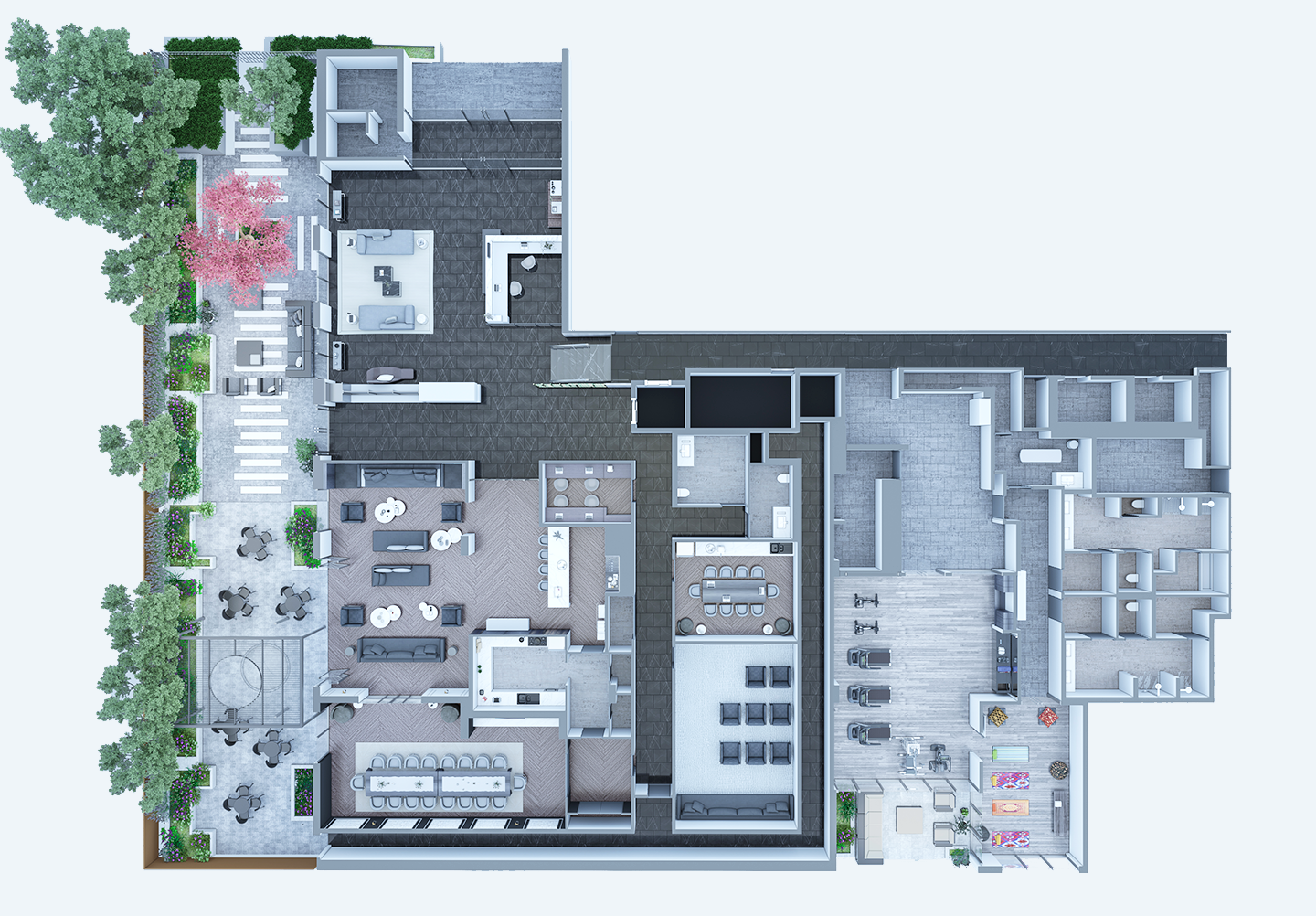 A&P amenities map